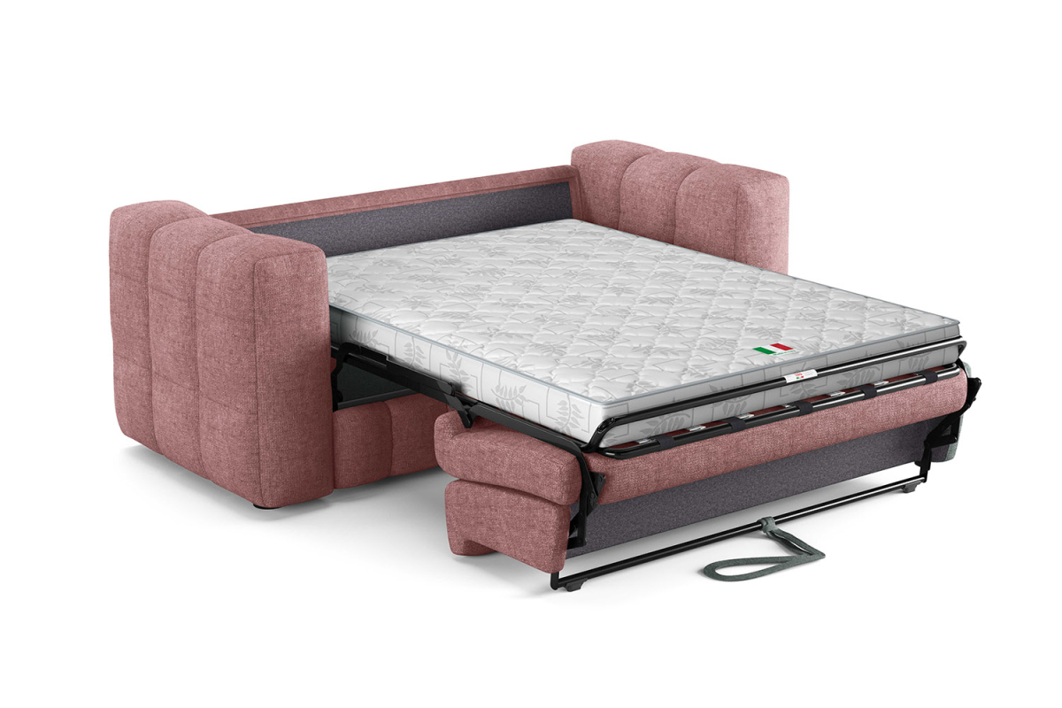 Canapé droit convertible ouverture express tissu texturé Cloud