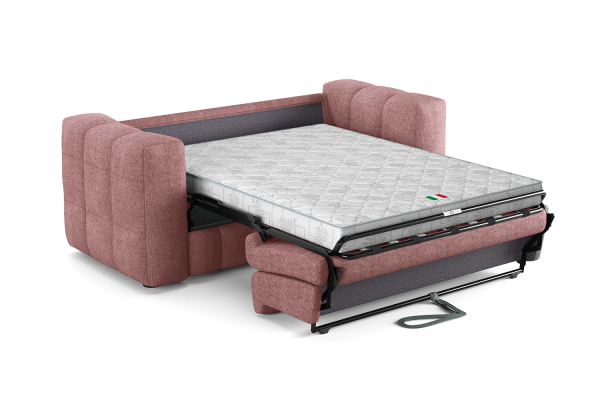 Canapé droit convertible ouverture express tissu texturé Cloud