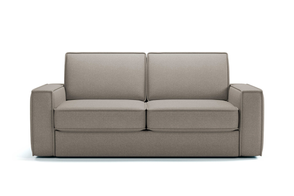 Canapé convertible Côme – Tissu lisse et design épuré