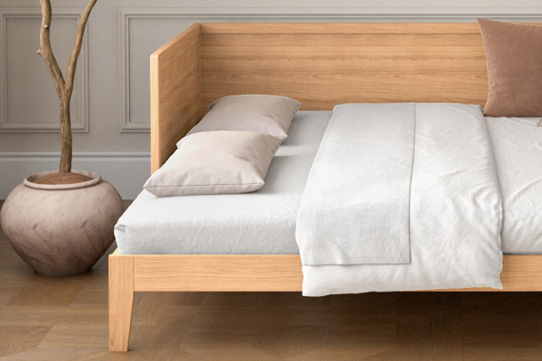 Lit banquette extensible en hêtre massif Sienna