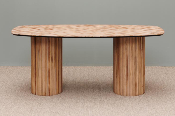 Table en teck recyclé 4-6 pers. Alvar