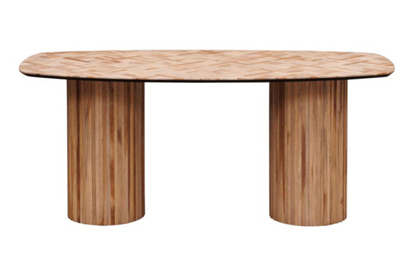 Table en teck recyclé 4-6 pers. Alvar