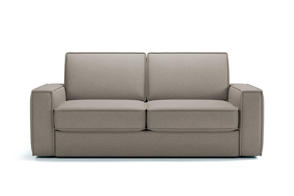 Canapé convertible Côme – Tissu lisse et design épuré