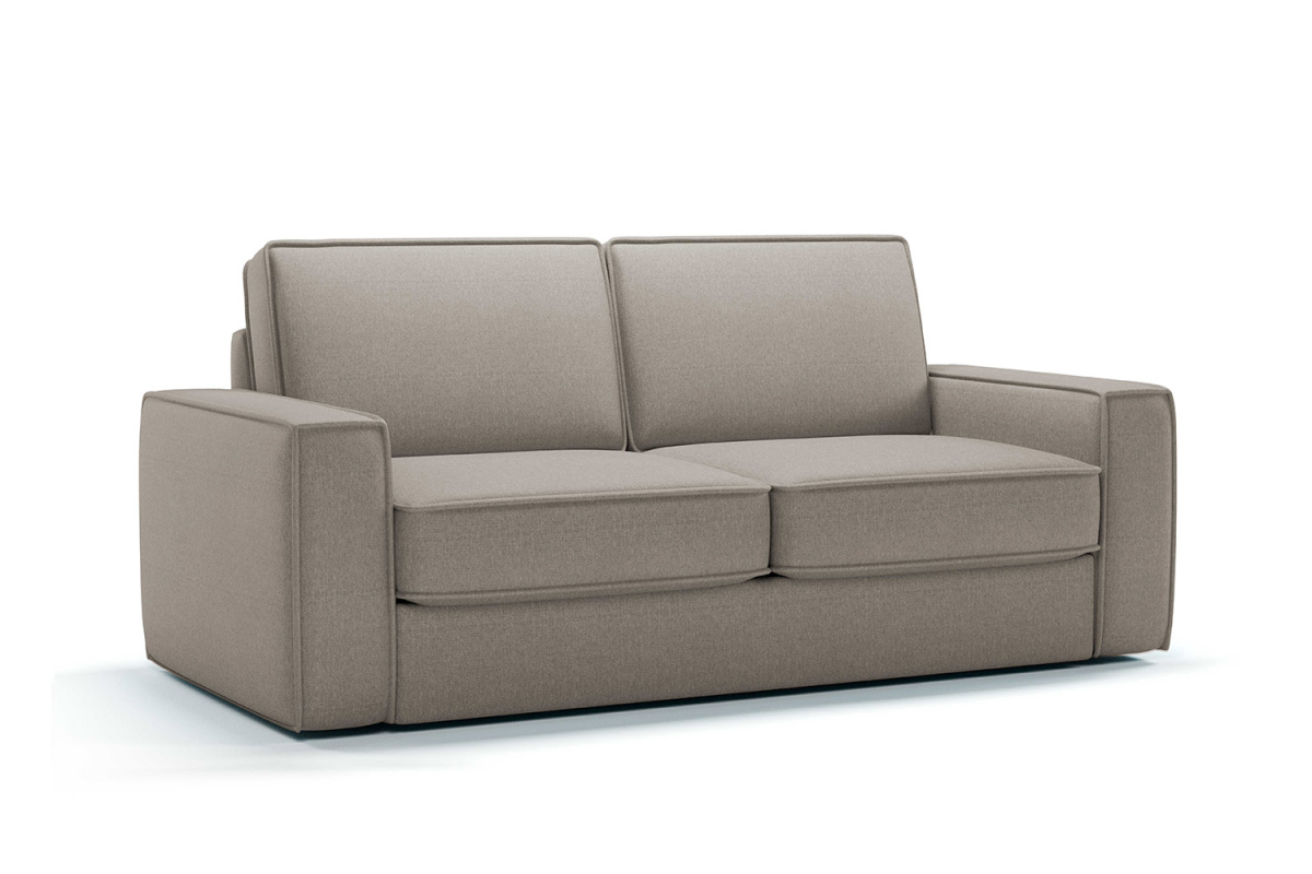 Canapé convertible Côme – Tissu lisse et design épuré