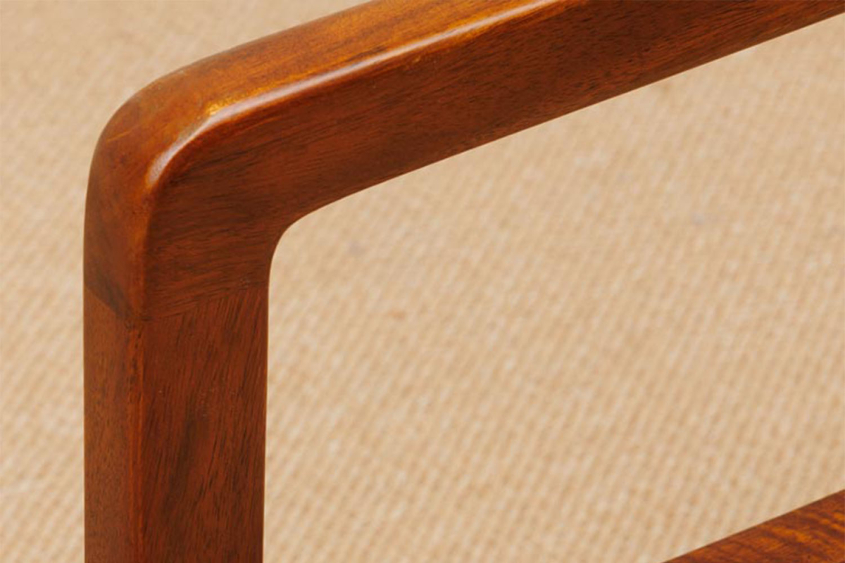 Chaise avec accoudoirs manguier et cannage Sorenza