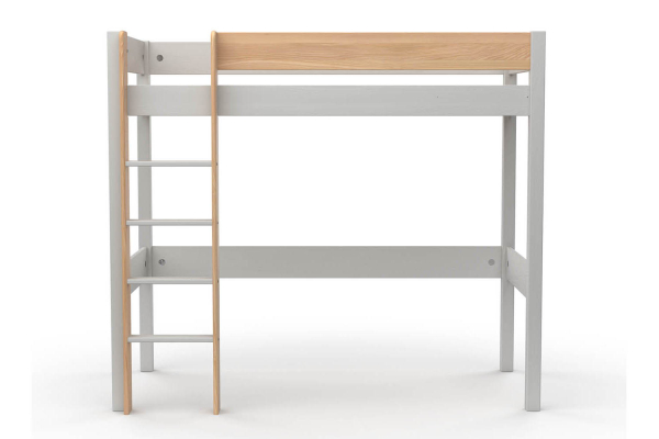 Lit mezzanine en pin massif sans nœud Nina