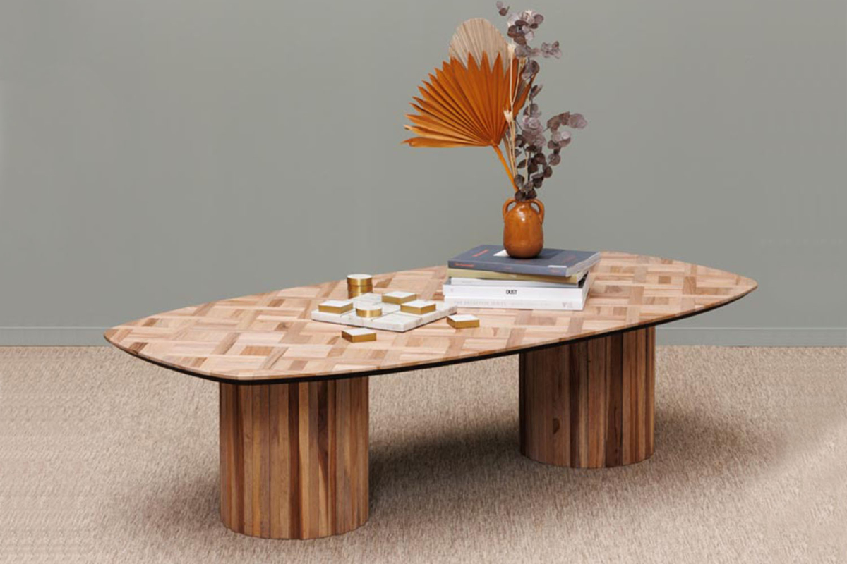 Table basse en teck recyclé Alvar