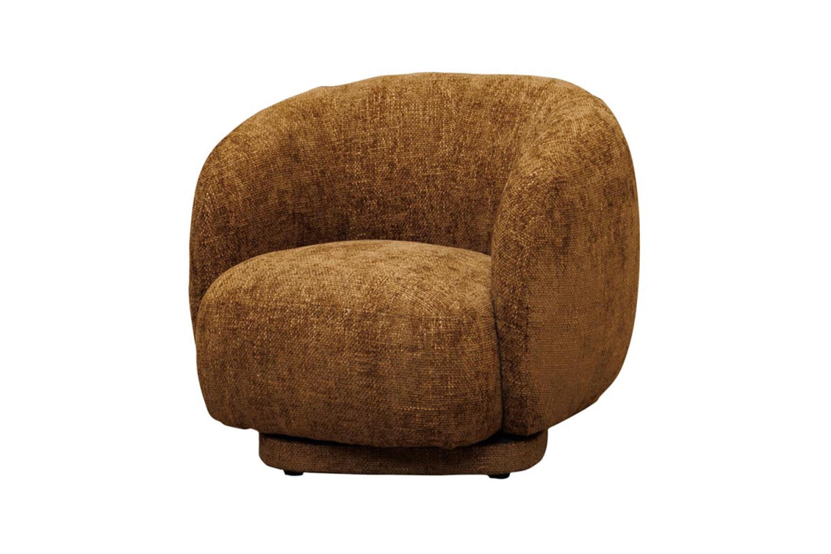 Fauteuil pivotant en tissu Maelun