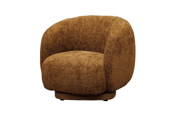 Fauteuil pivotant en tissu Maelun