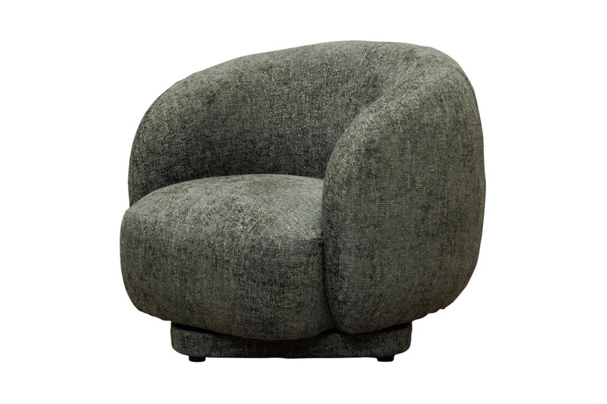 Fauteuil pivotant en tissu Maelun