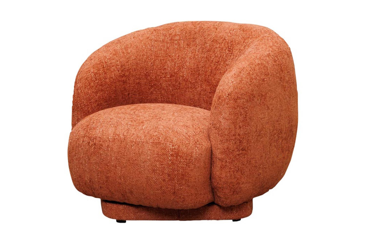 Fauteuil pivotant en tissu Maelun