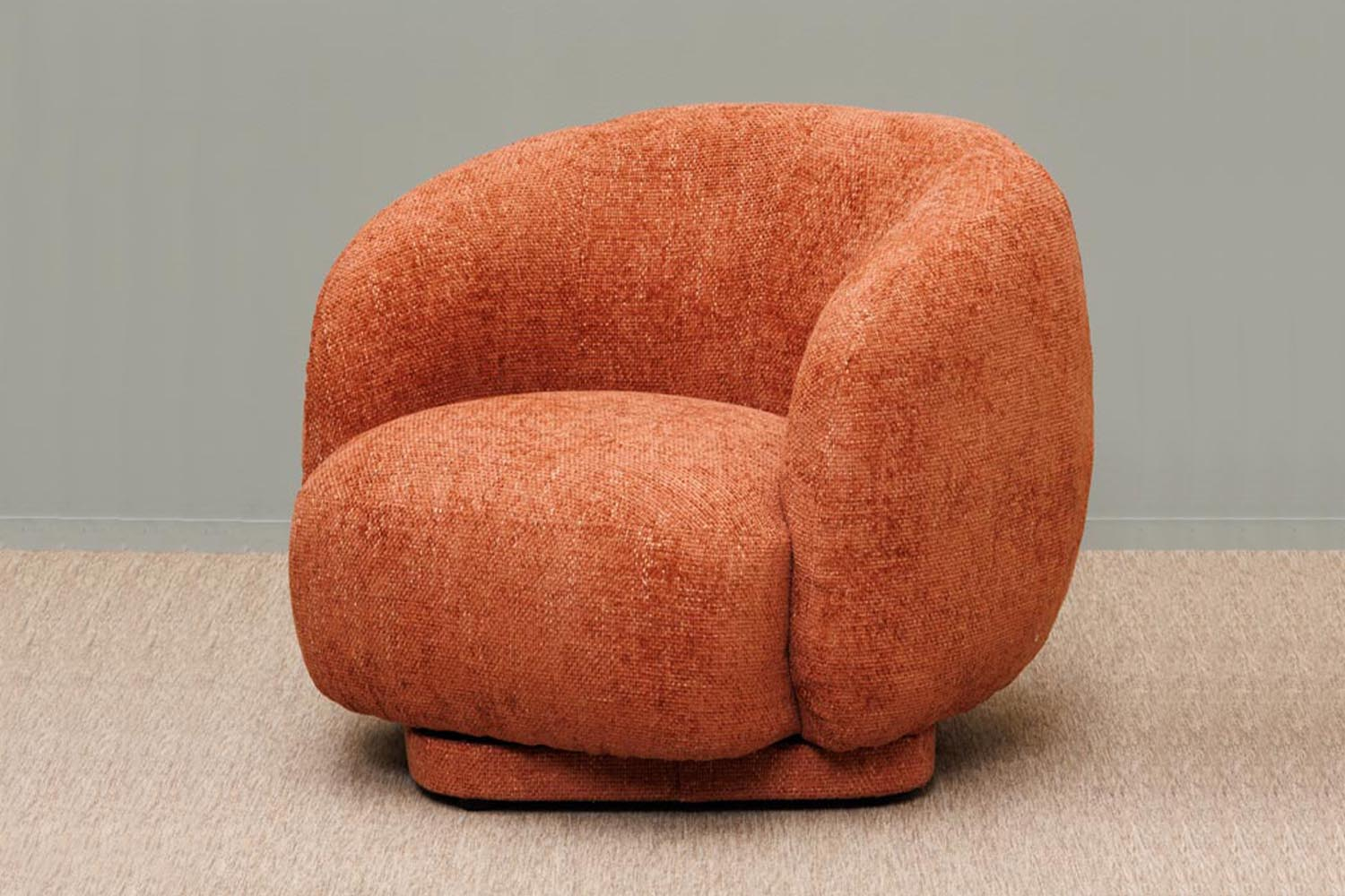 Fauteuil pivotant en tissu Maelun