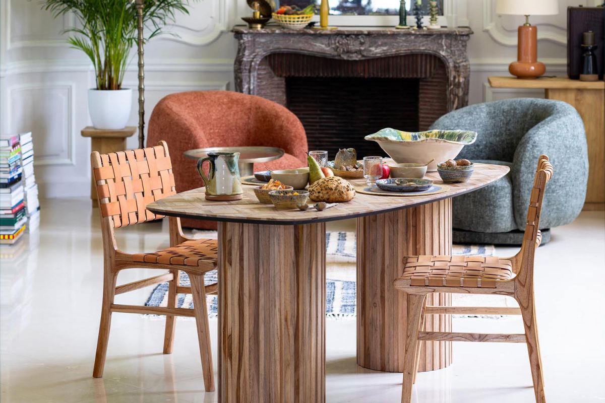 Fauteuil pivotant en tissu Maelun