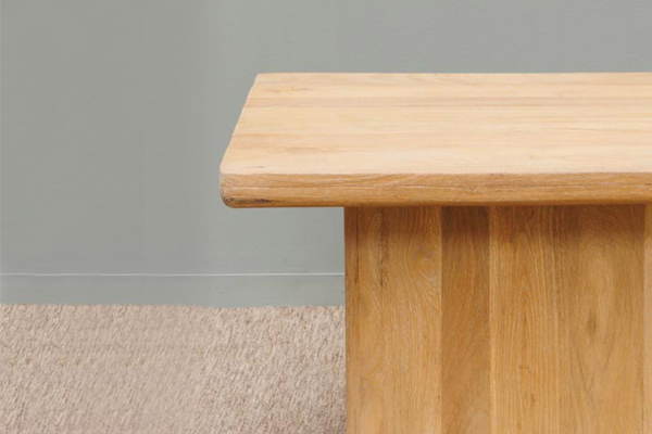Table basse carré en manguier massif Alith