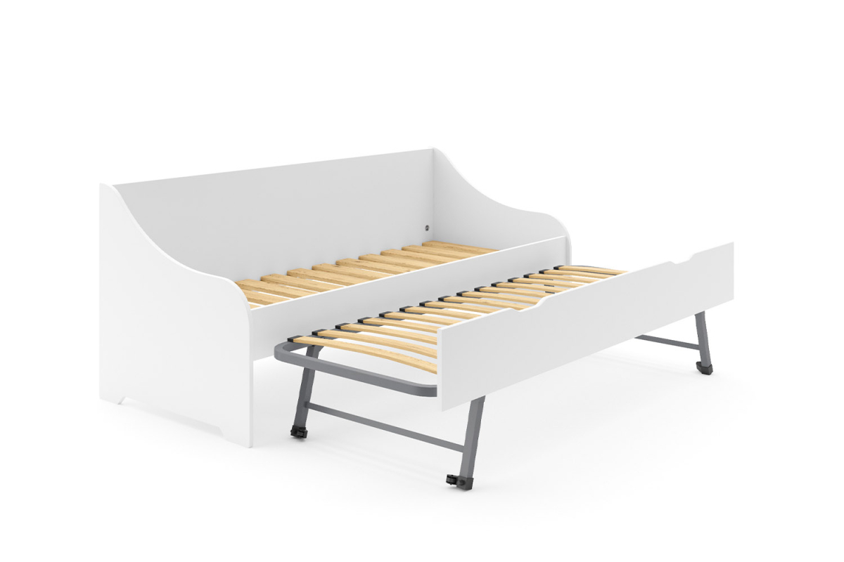 Lit gigogne banquette en bois Anouk