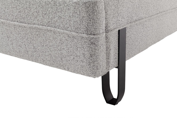 Lit avec tête de lit en tissu avec éclairage intégré Lumea