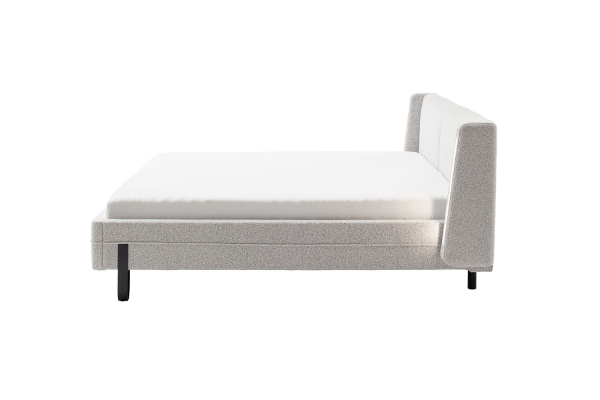 Lit avec tête de lit en tissu avec éclairage intégré Lumea