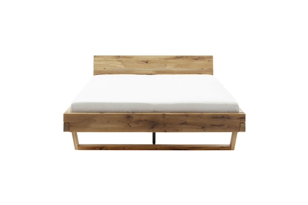 Lit en chêne massif au style contemporain - Bois certifié