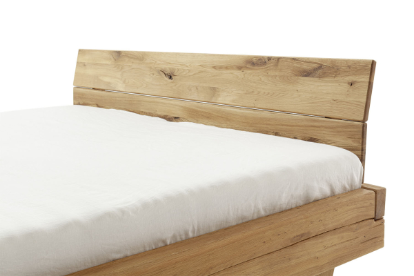 Lit en chêne massif au style contemporain - Bois certifié