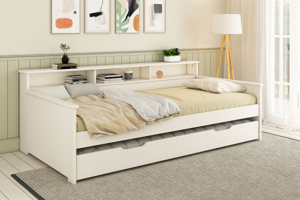 Tiroir gigogne Azur 90x200 | Couchage d’appoint Oslo