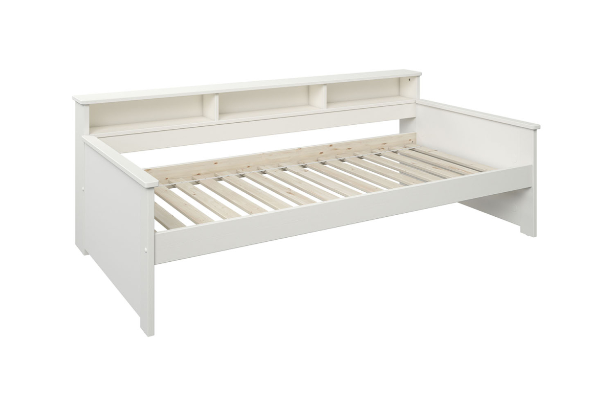 Lit banquette avec rangement en bois Milo 90x200 – Design pratique