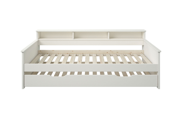 Lit banquette avec rangement en bois Milo 90x200 – Design classique