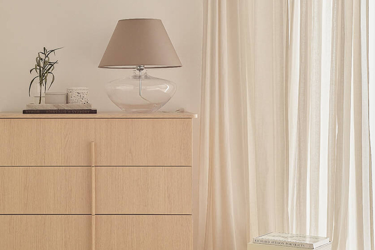 Commode 4 tiroirs en bois Naya – Rangement élégant et esprit naturel