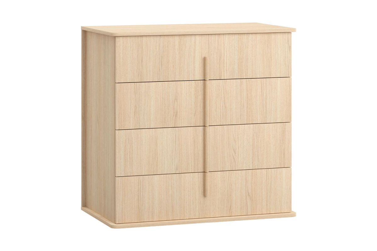 Commode 4 tiroirs en bois Naya – Rangement élégant et esprit naturel