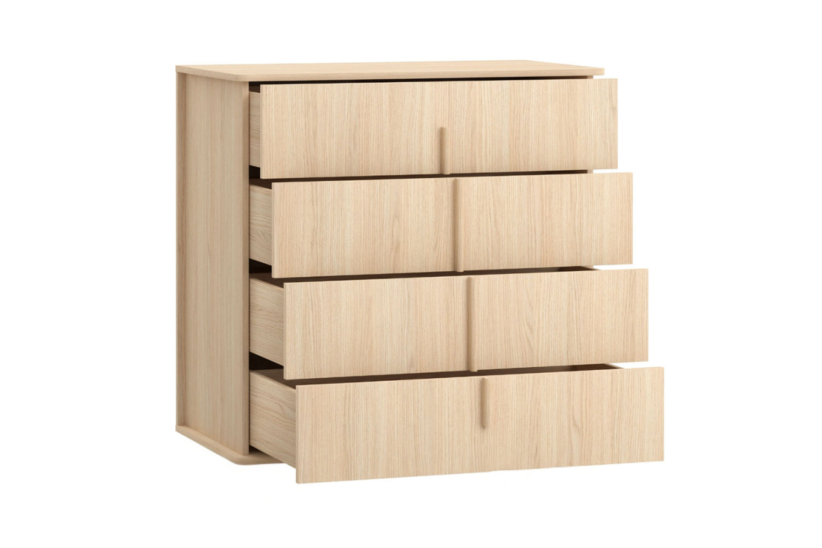 Commode 4 tiroirs en bois Naya – Rangement élégant et esprit naturel