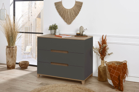 Commode 3 tiroirs Sofia