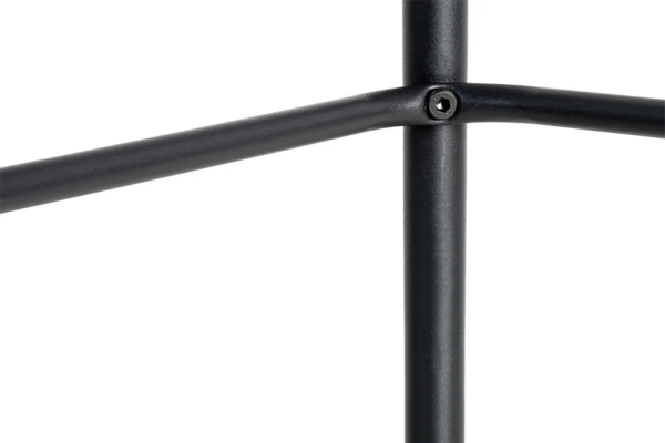Tabouret haut en tissu et pied métal Sorren – Élégance et confort