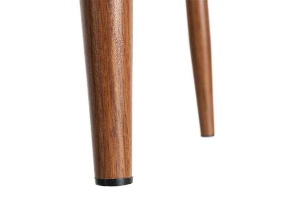 Tabouret haut 65 cm en tissu et pieds métal Milo – Confort et design