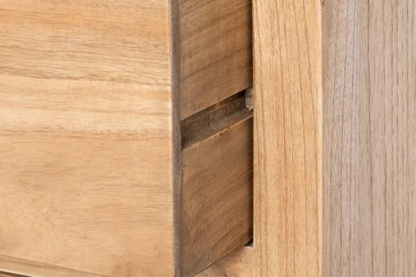 Commode 3 tiroirs en bois massif Lior – Élégance et rangement