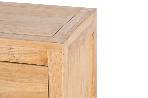 Commode 3 tiroirs en bois massif Lior – Élégance et rangement