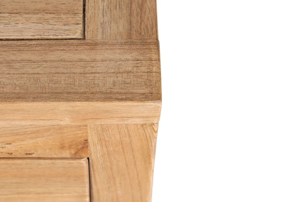 Commode 3 tiroirs en bois massif Lior – Élégance et rangement