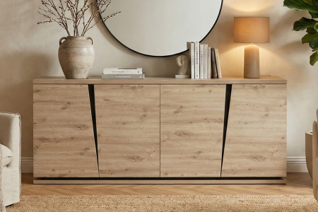 Buffet 4 portes design et pratique, fabriqué en France