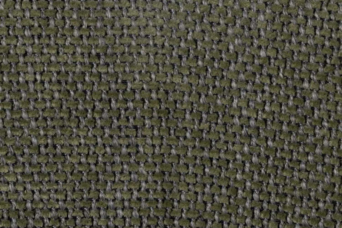 Chaise en tissu avec dossier bois et pieds métal Livia