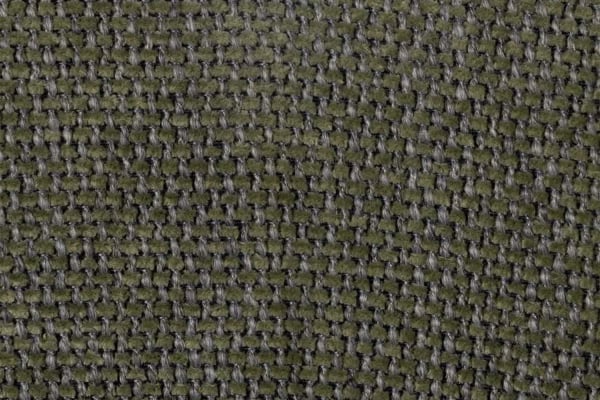 Stoel met stoffen bekleding, houten rugleuning en metalen poten Livia
