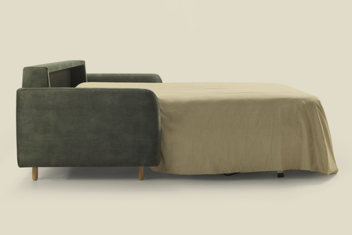 Canapé 2 places convertible ouverture express – Confort et design