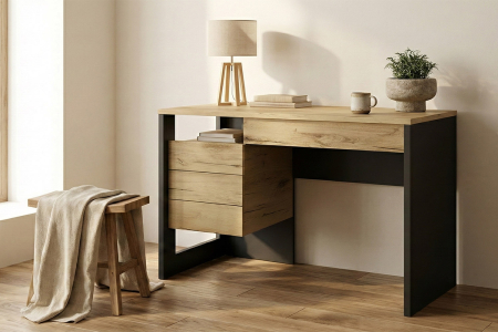 Bureau 1 porte 1 tiroir Bruges | Fabrication française