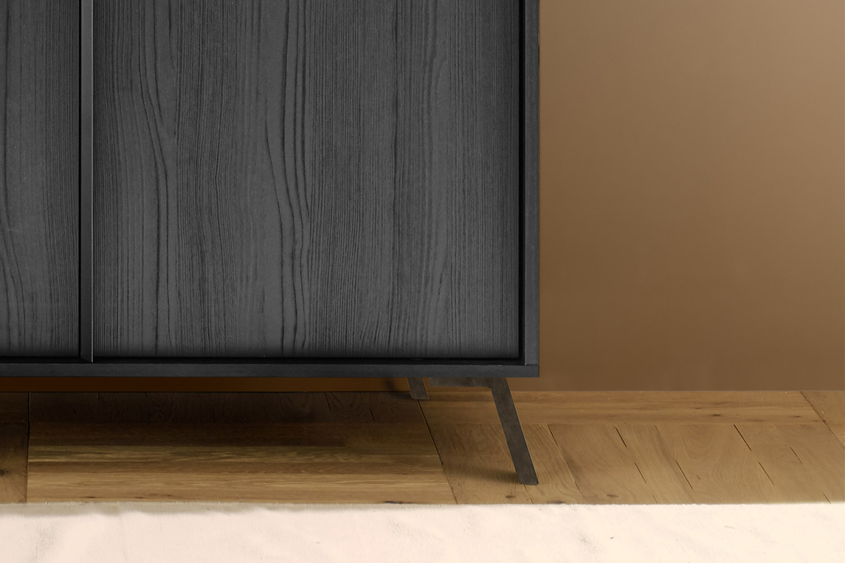 Buffet haut 2 portes Onyx – Rangement moderne et design