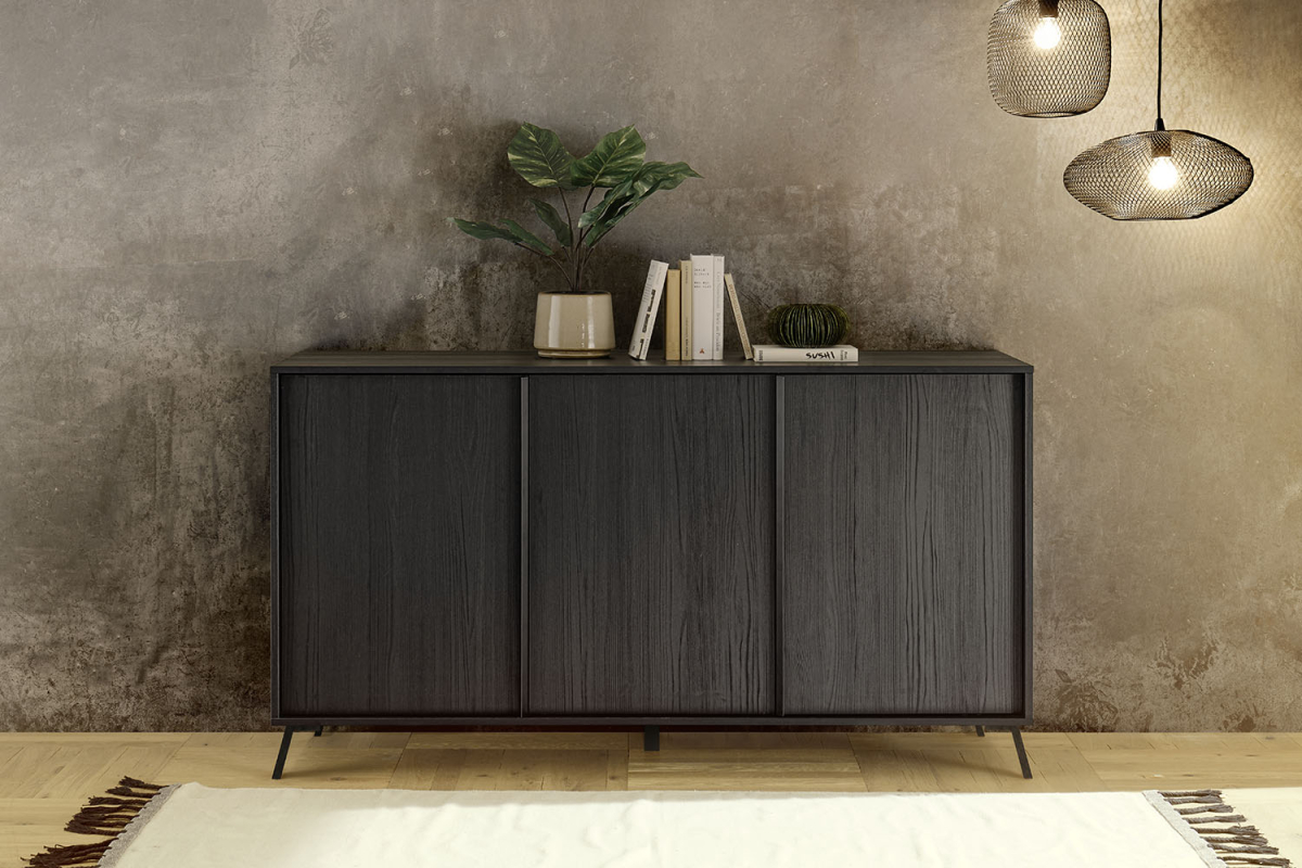 Buffet 3 portes 155 cm Onyx – Design, élégance et fonctionnalité