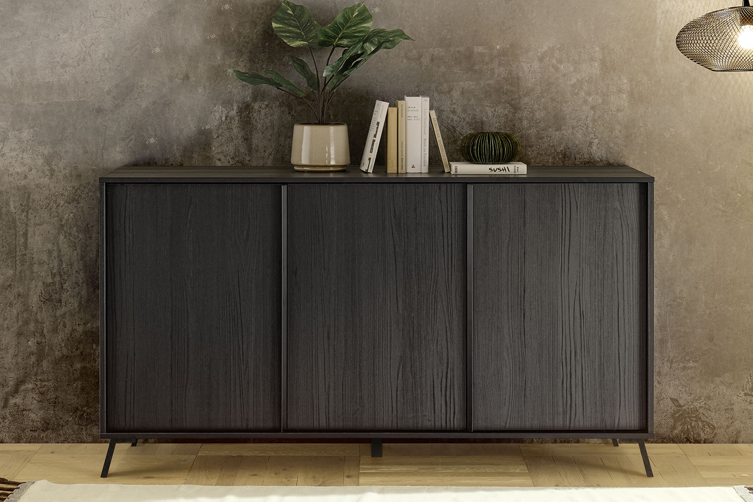 Buffet 3 portes 155 cm Onyx – Design, élégance et fonctionnalité