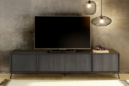Meuble TV 4 portes 205 cm Onyx – Design et élégance pour votre salon