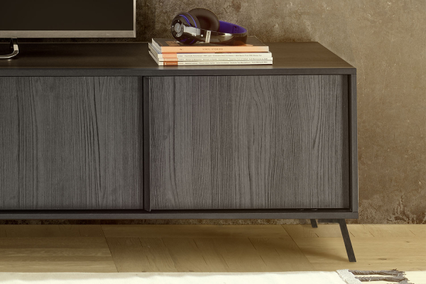 Meuble TV 4 portes 205 cm Onyx – Design et élégance pour votre salon