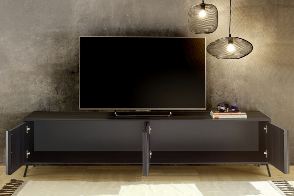 Meuble TV 4 portes 205 cm Onyx – Design et élégance pour votre salon