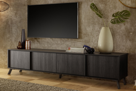 Meuble TV 4 portes 205 cm Onyx – Design et élégance pour votre salon