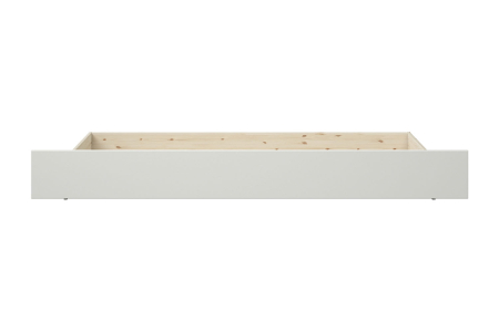 Tiroir de rangement pour lit blanc – Solution discrète et pratique