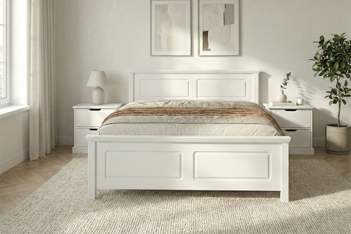 Table de chevet blanche – Élégance et rangement discret pour la chambre