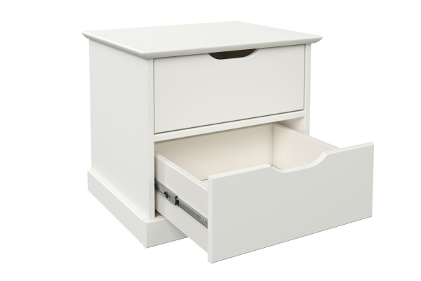 Table de chevet blanche – Élégance et rangement discret pour la chambre